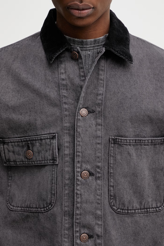 BEAMS jacket denim Men's black 1118.4084.791