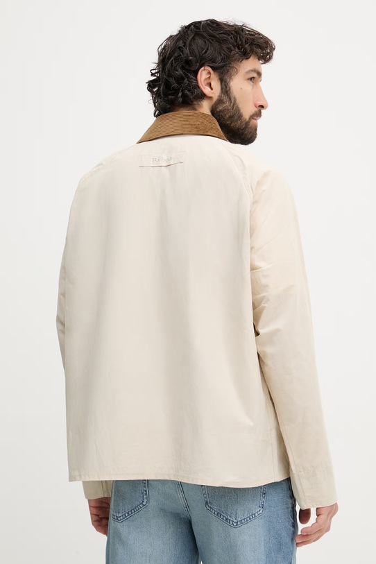 Ρούχα Barbour κοντό μπουφάν Ανδρικό με βαμβάκι Icons MCA1098 μπεζ