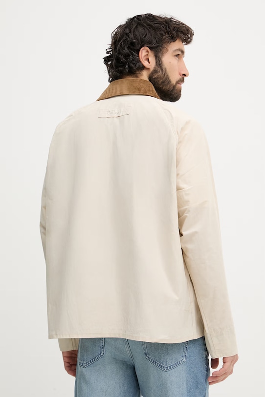 Ρούχα Barbour κοντό μπουφάν Ανδρικό με βαμβάκι Icons MCA1098 μπεζ