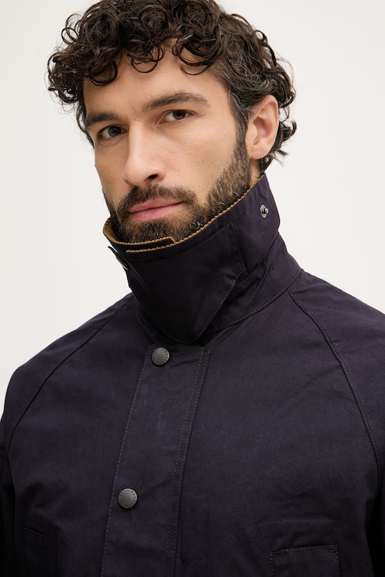 Barbour jachetă scurtă pentru bărbați din bumbac Bedale bleumarin MCA1102