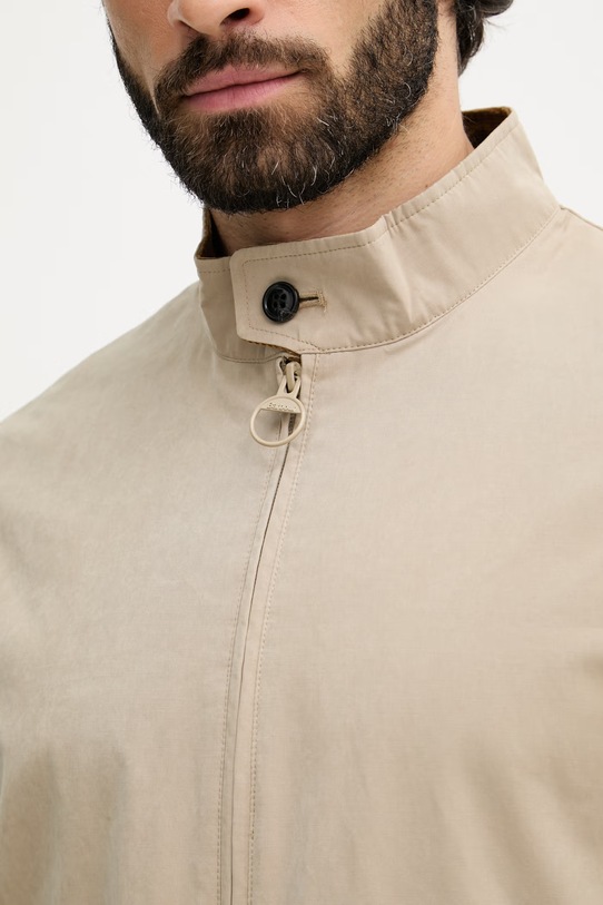 Barbour κοντό ανδρικό μπουφάν με βαμβάκι Tyneside MCA1118 μπεζ