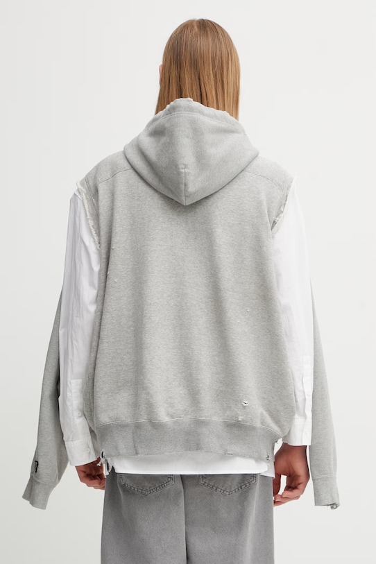 Maison MIHARA YASUHIRO μπλούζα με κουκούλα και κουμπιά βαμβακερή ανδρική A16PK561