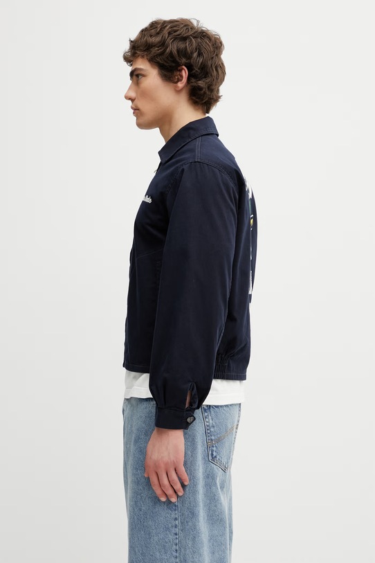 Human Made krótka kurtka bawełniana męska HM31JK005 granatowy SS26