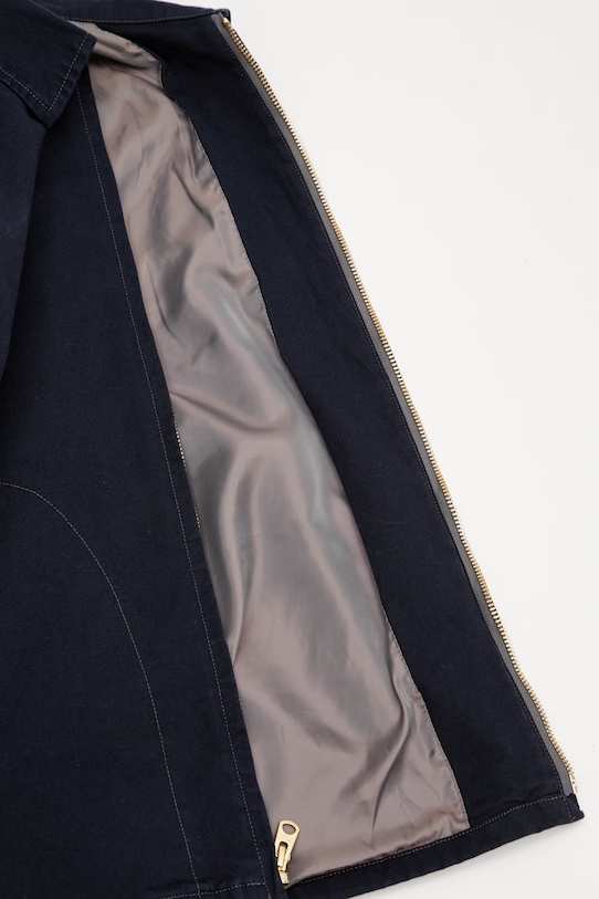 Human Made krótka kurtka bawełniana męska HM31JK005 granatowy