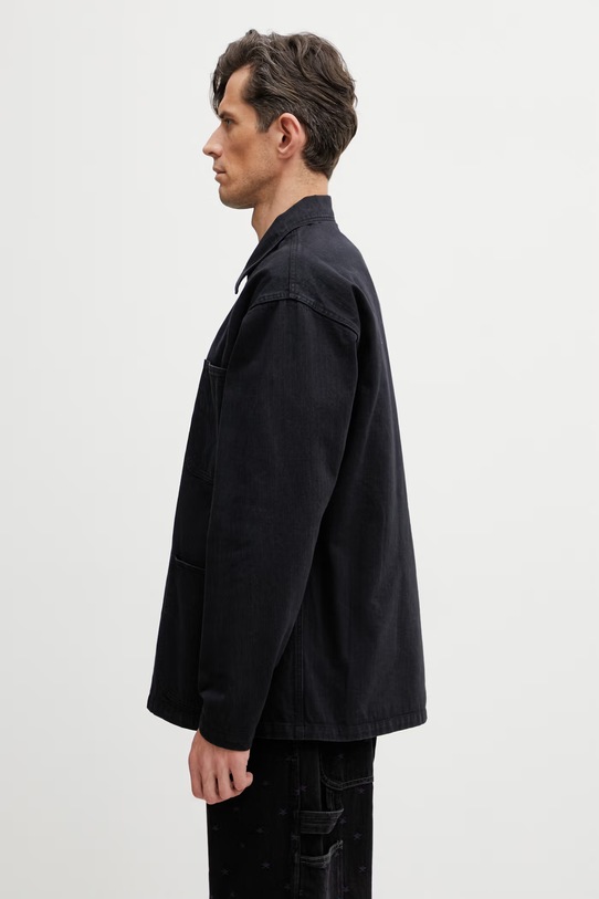 Needles kurtka koszulowa jeansowa męska SX153 czarny SS26