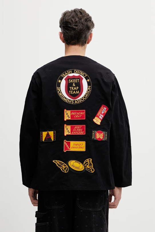 Odzież Needles kurtka przejściowa męska SX138 czarny