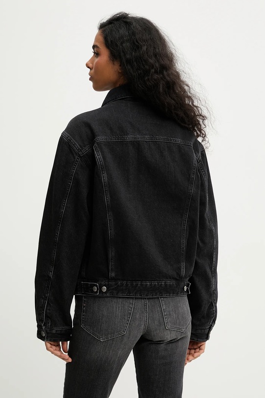 Odzież Diesel kurtka jeansowa D-RANGER-T A21681.0BEBQ czarny