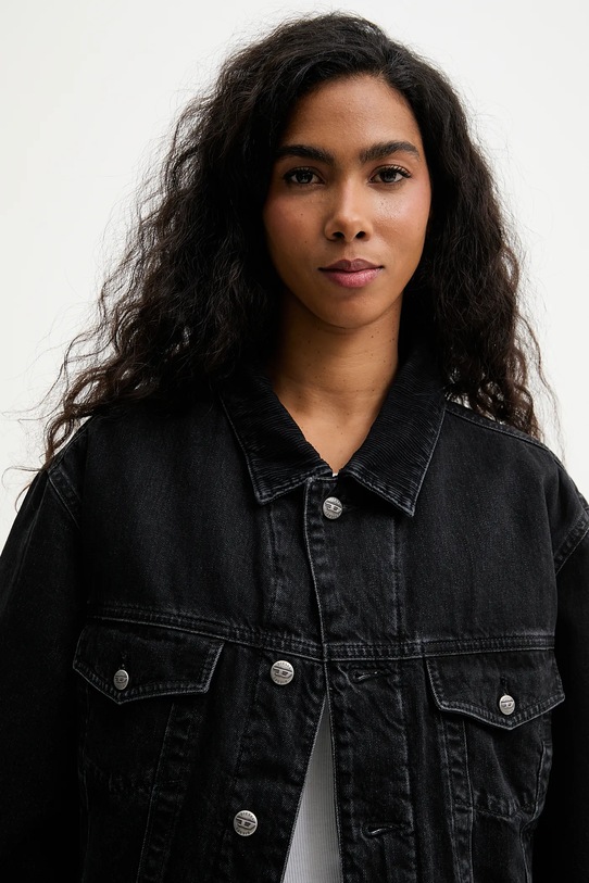 Diesel kurtka jeansowa D-RANGER-T czarny A21681.0BEBQ