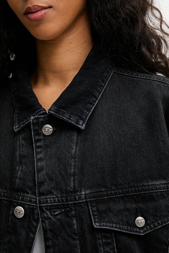 Diesel kurtka jeansowa D-RANGER-T A21681.0BEBQ czarny