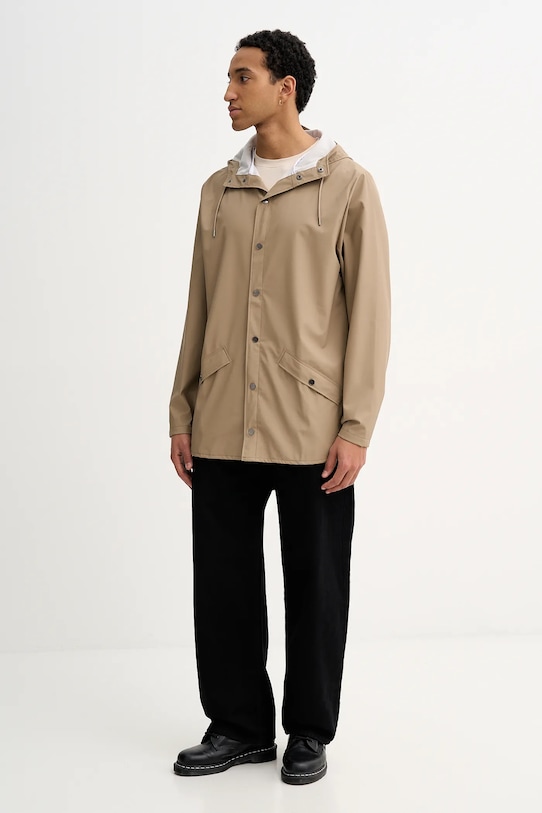 Одежда Куртка Rains 12010 Jacket W3 12010.133 зелёный