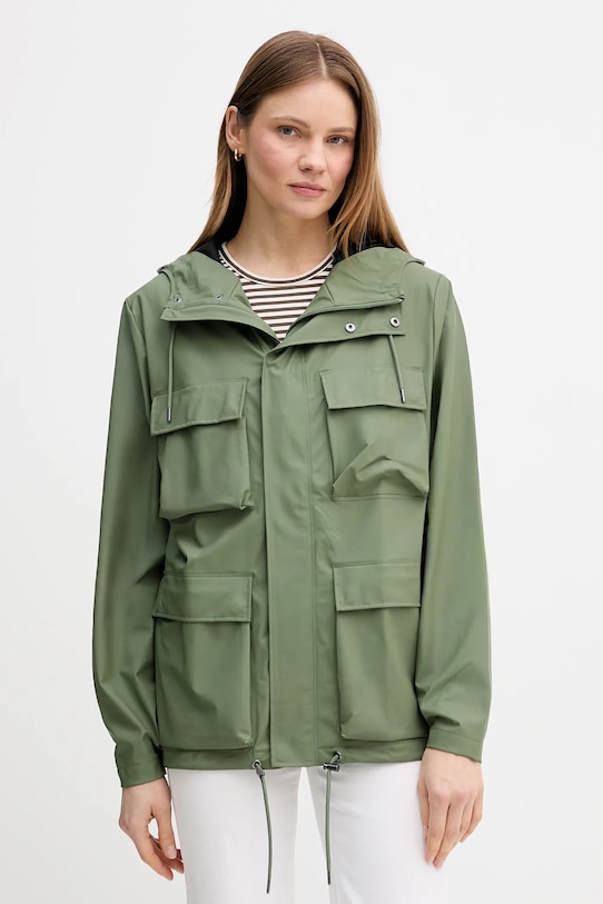 Αδιάβροχο μπουφάν Rains 12210 Pocket Jacket W3 άλλο πράσινο 12210.145