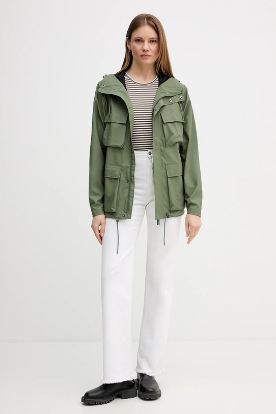 Oblečení Nepromokavá bunda Rains 12210 Pocket Jacket W3 12210.145 zelená