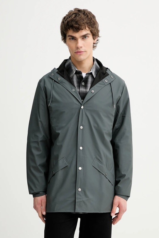 Odzież Rains kurtka 12010 Jacket W3 12010.153 szary