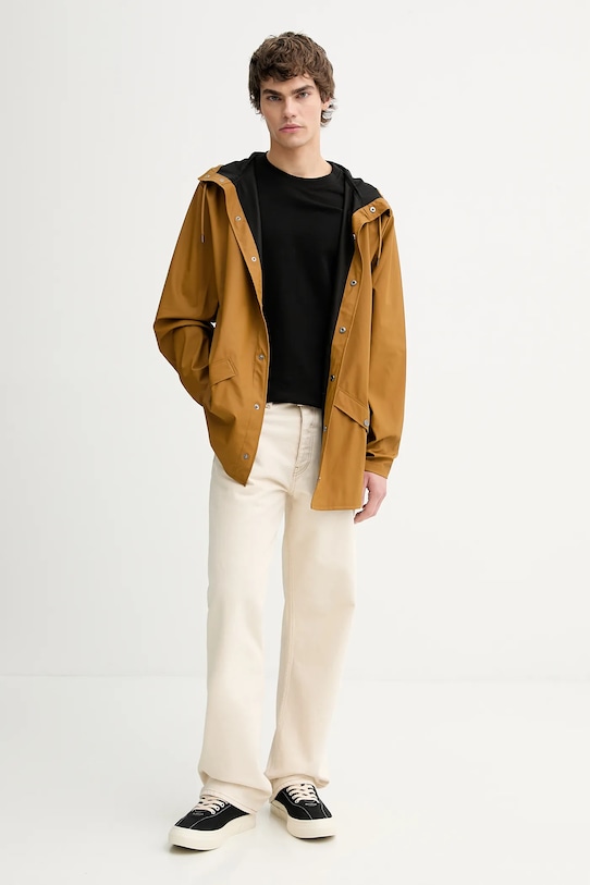 Непромокаемо яке Rains 12010 Jacket W3 12010.144 жълт SS26