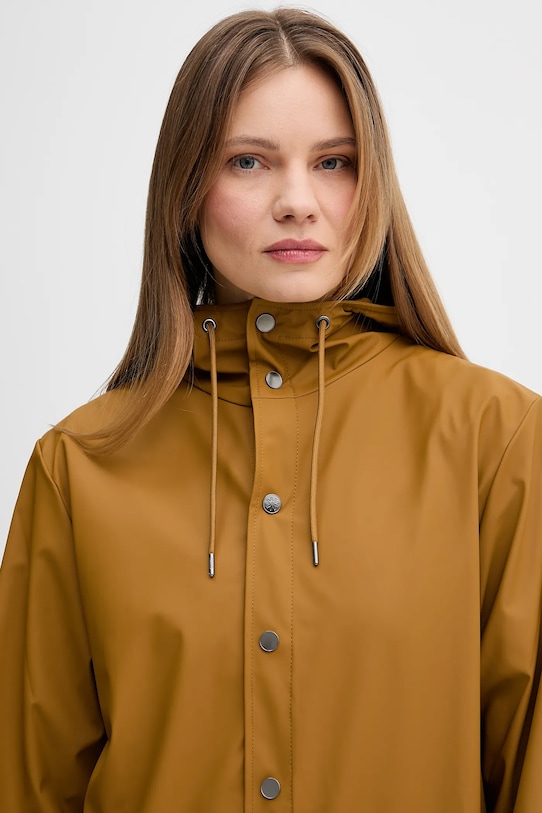 Nepremokavá bunda Rains 12010 Jacket W3 žltá 12010.144