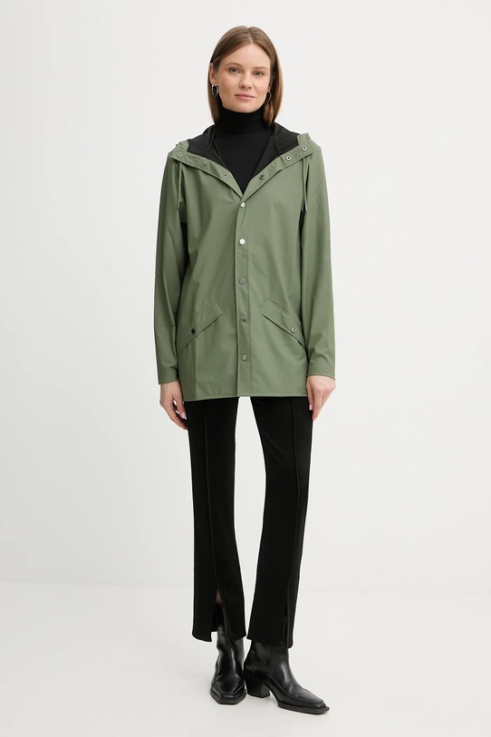 Μπουφάν Rains 12010 Jacket W3 12010.145 πράσινο SS26