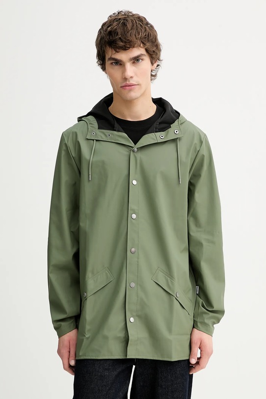 Ρούχα Μπουφάν Rains 12010 Jacket W3 12010.145 πράσινο