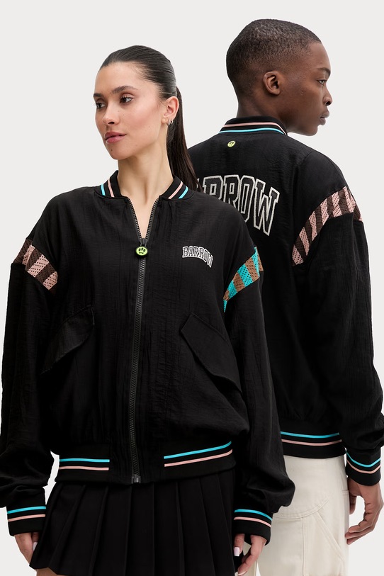 Barrow куртка-бомбер жіноча віскозна чорний S6BWUABO049