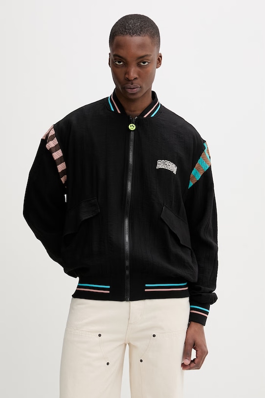 Barrow bomber jakna ženska viskozna S6BWUABO049 črna SS26