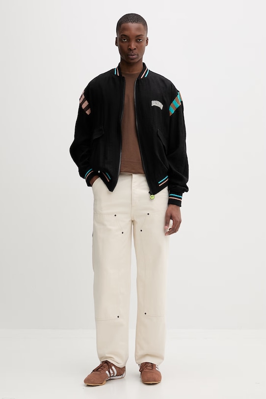 Ρούχα Barrow bomber γυναικείο με βισκόζη S6BWUABO049 μαύρο