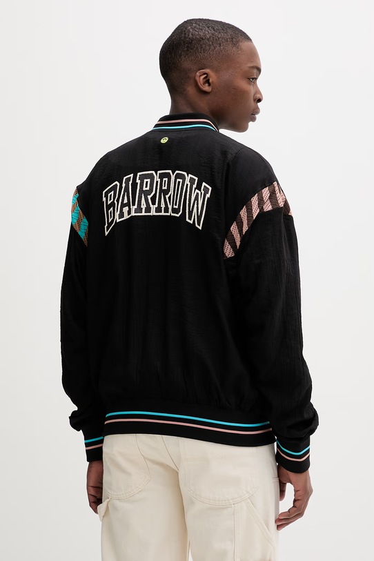 Barrow bomberka damska z wiskozy S6BWUABO049 czarny