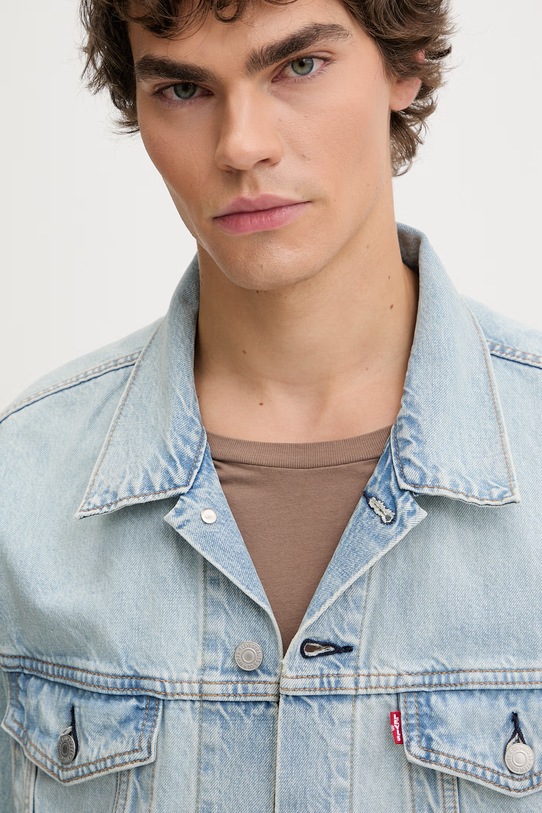 Levi's kurtka jeansowa RELAXED FIT niebieski A5782.0112