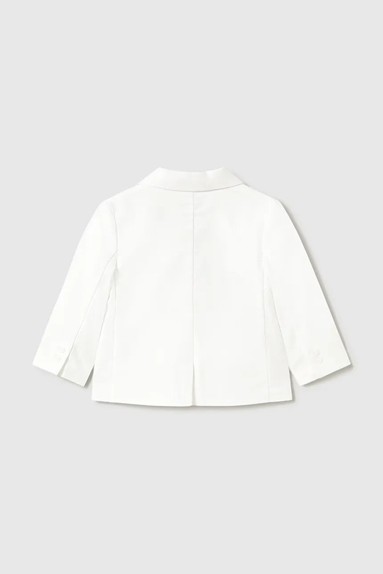 Mayoral marynarka z domieszką lnu dziecięca 1404.3A.Baby.PPY2 biały SS26