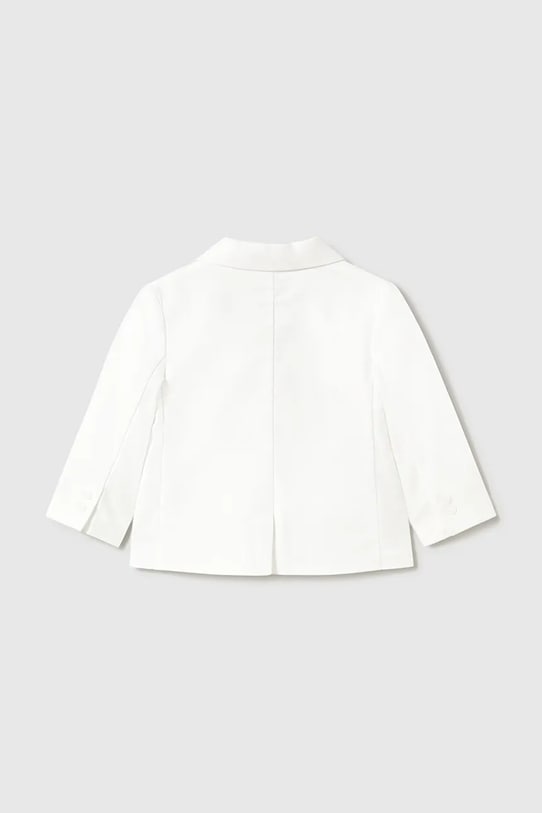 Mayoral marynarka z domieszką lnu dziecięca 1404.3A.Baby.PPY2 biały SS26