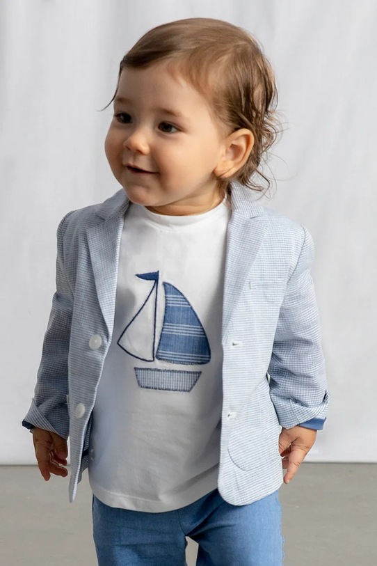Dječji sako s lanom Mayoral 1404.3A.Baby.PPY2 plava