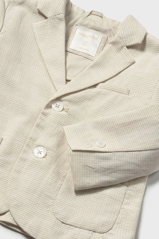 Mayoral marynarka z domieszką lnu dziecięca beżowy 1404.3A.Baby.PPY2