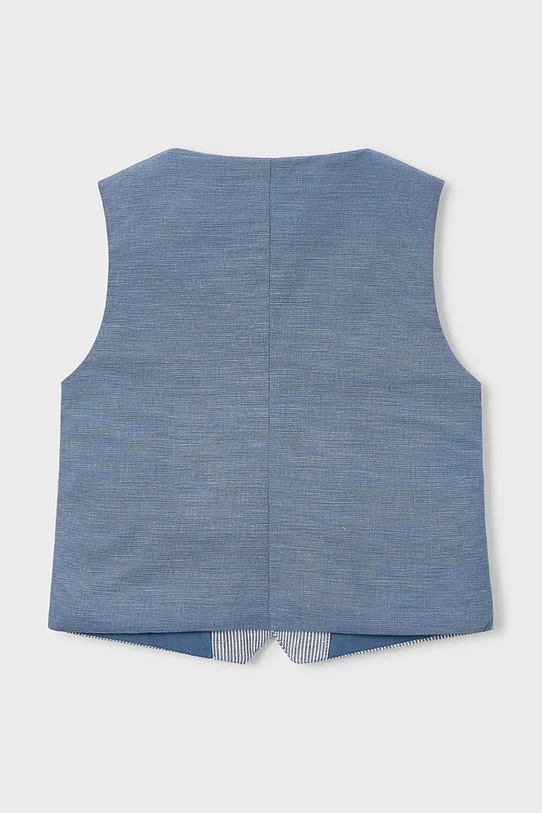 Αγορίστικα Παιδικό γιλέκο από λινό ύφασμα Mayoral 3379.5B.Mini.PPY2 μπλε