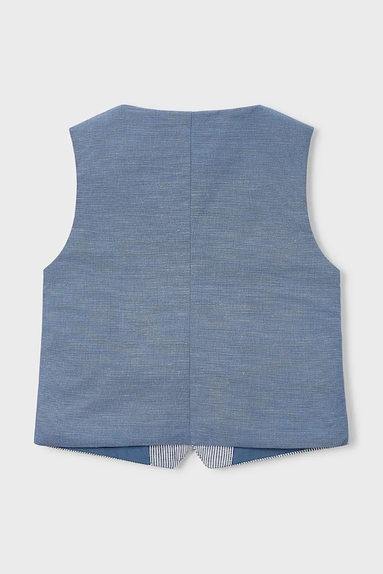 Αγορίστικα Παιδικό γιλέκο από λινό ύφασμα Mayoral 3379.5B.Mini.PPY2 μπλε