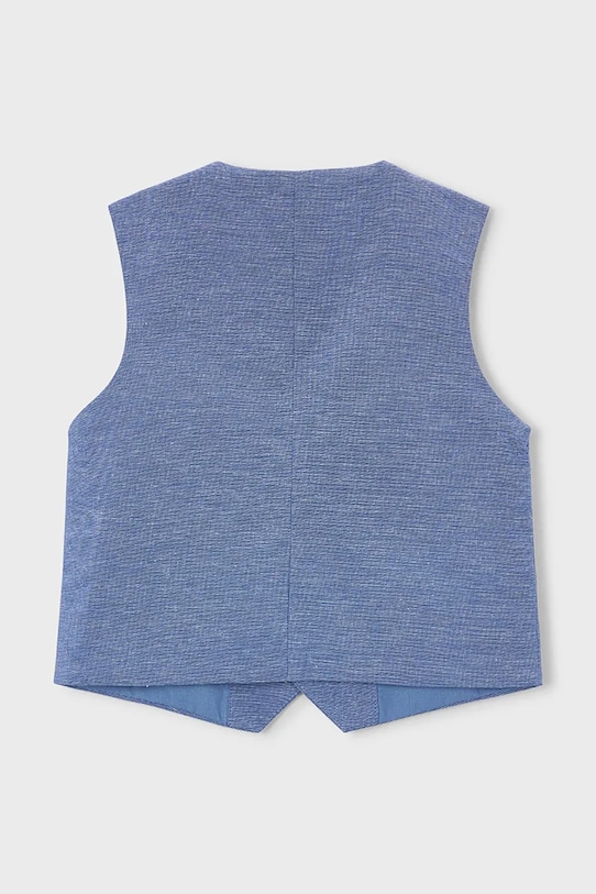 Дитячий жилет з домішкою льону Mayoral 3379.5B.Mini.PPY2 блакитний SS26