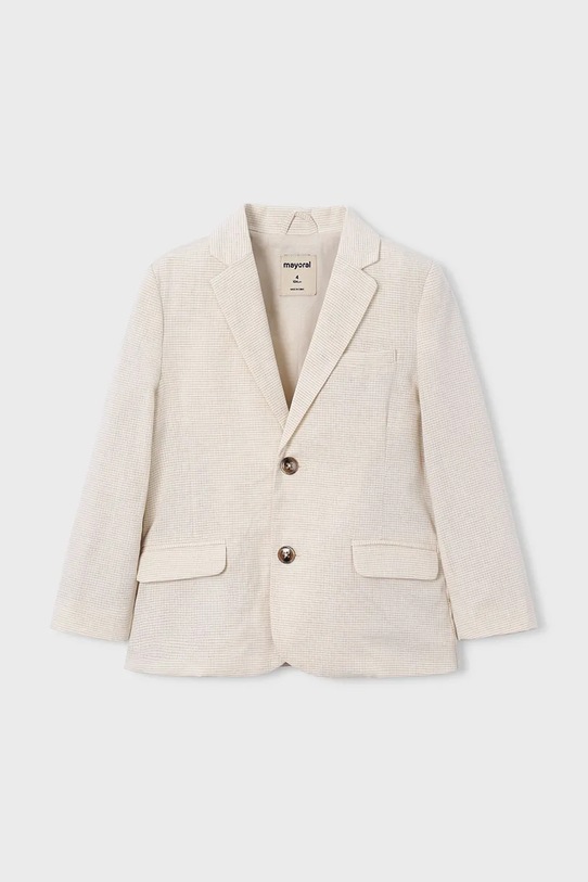 Dječji sako s lanom Mayoral 3437.5B.Mini.PPY2 bež SS26