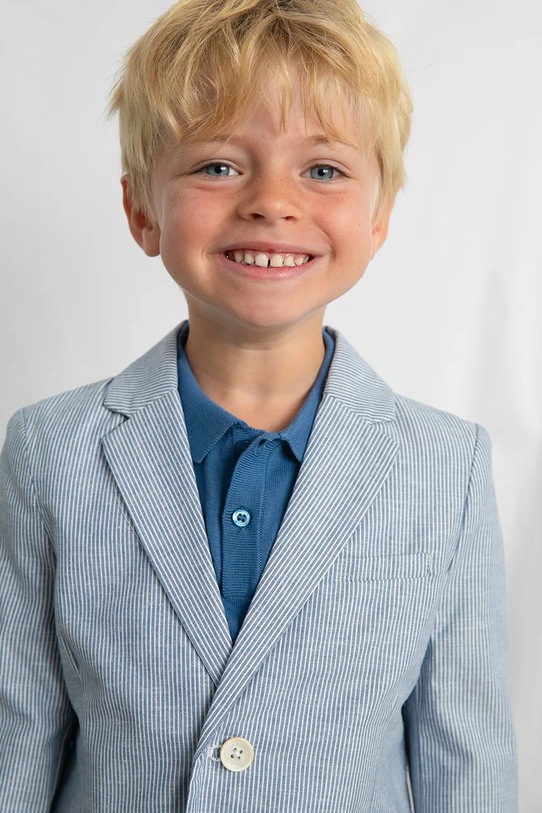 Dječji sako s lanom Mayoral 3437.5B.Mini.PPY2 plava