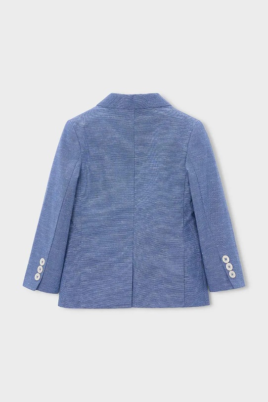 Mayoral marynarka z domieszką lnu dziecięca 3437.5B.Mini.PPY2 niebieski SS26