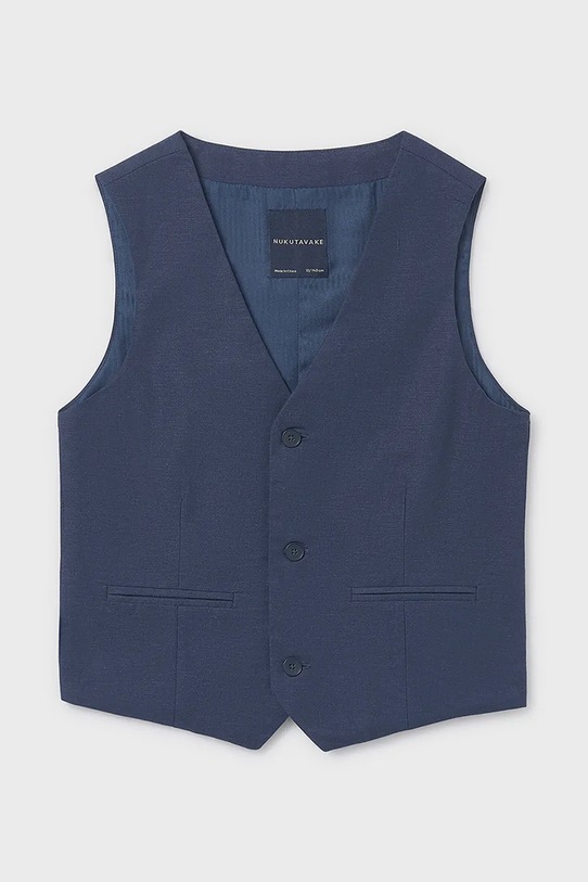 Dječji prsluk od mješavine lana Mayoral 6357.7A.Junior.PPY2 mornarsko plava SS26