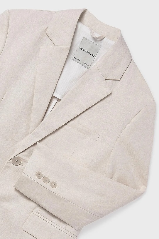 Mayoral marynarka z domieszką lnu dziecięca beżowy 6413.7A.Junior.PPY2