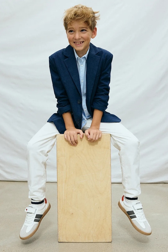 Dječji sako s lanom Mayoral 6413.7A.Junior.PPY2 mornarsko plava