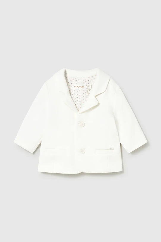 Mayoral Newborn sacou pentru bebeluși panza alb 1482.1K.Newborn.PPY2