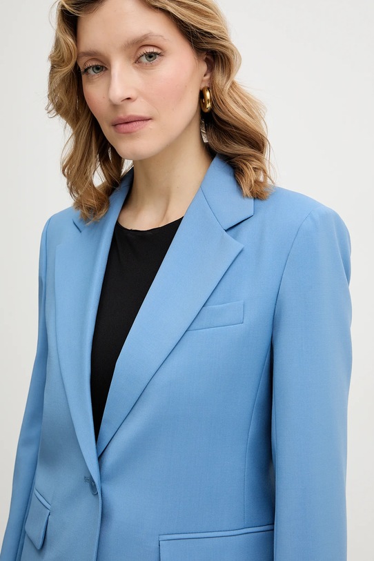 Weekend Max Mara geacă de lână LAMINE albastru 2615041071600