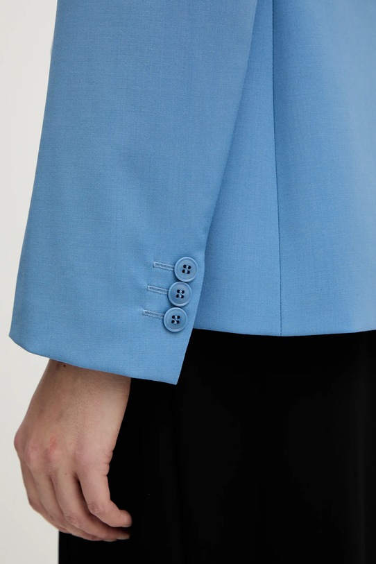 Weekend Max Mara geacă de lână LAMINE 2615041071600 albastru