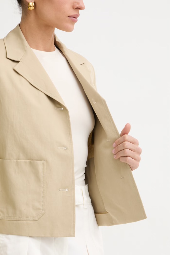 Weekend Max Mara коротка куртка жіноча з льоном GLASSA 2615041032600