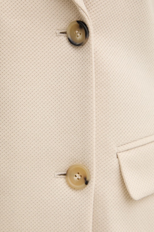 MM by Max Mara marynarka bawełniana ROTONDO 2616911097600 beżowy