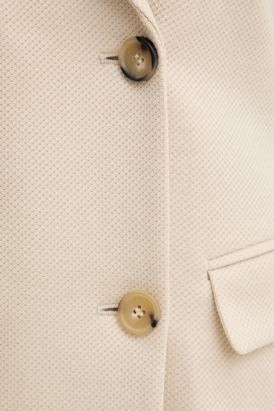 Bombažni blazer MM by Max Mara by Max Mara ROTONDO 2616911097600 bež