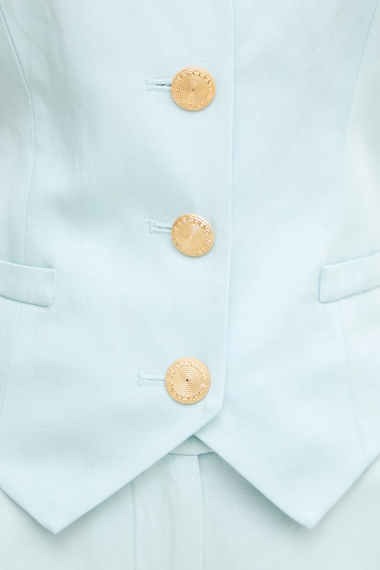 Marciano by Guess однобортний жилет жіночий з додаванням льону JANE G6GH26.W2218