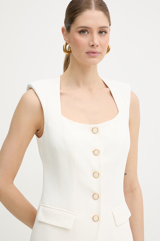 Marciano by Guess kamizelka damska z wiskozy GRETHA beżowy G6GN09.W1864