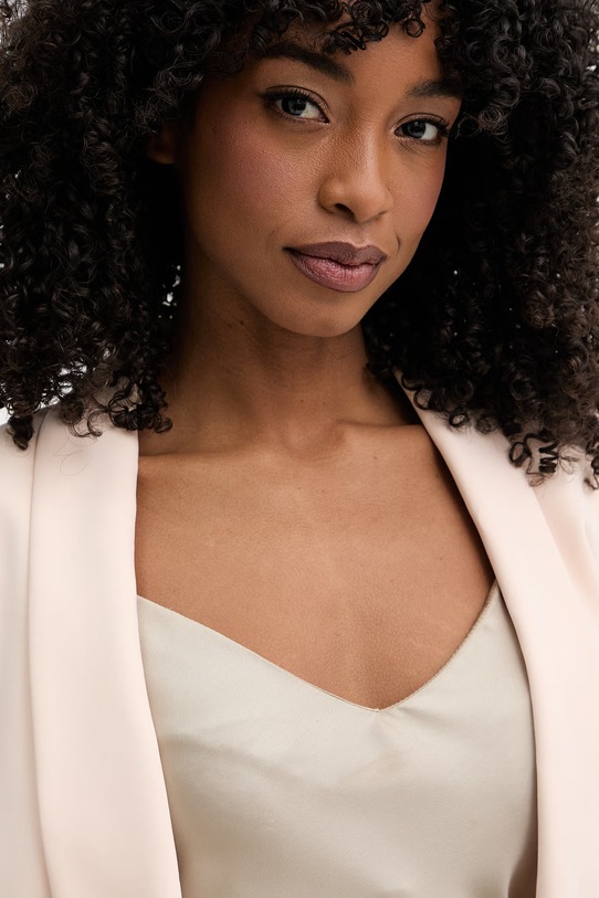 Marciano by Guess marynarka damska z bawełną SUNNY beżowy G6GN13.W1899