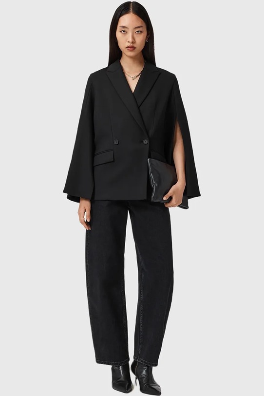 AllSaints marynarka czarny W050QD