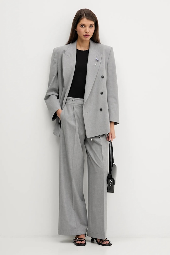 Σακάκι HUGO 50554018 γκρί SS26